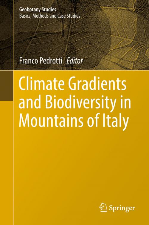 Cover of the book Climate Gradients and Biodiversity in Mountains of Italy by , Springer International Publishing