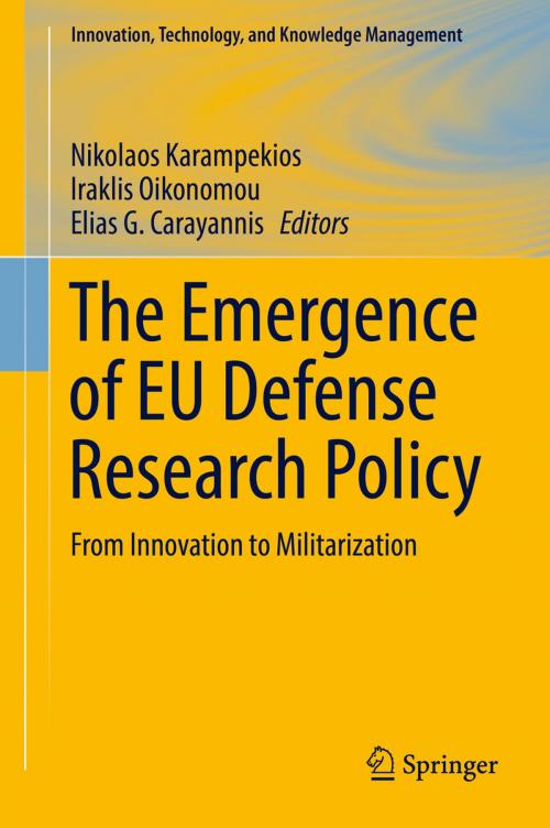 Cover of the book The Emergence of EU Defense Research Policy by , Springer International Publishing