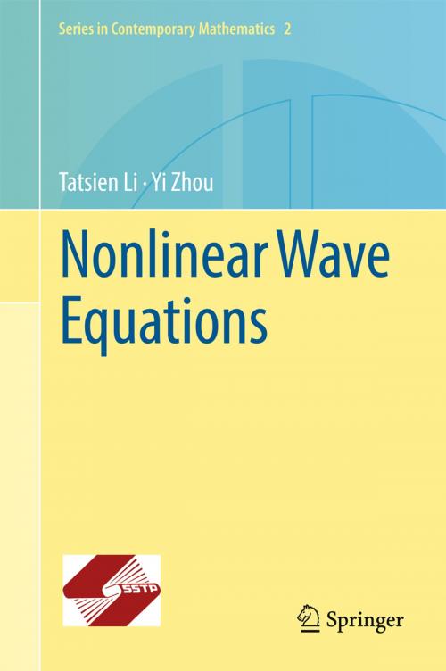 Cover of the book Nonlinear Wave Equations by Tatsien Li, Yi Zhou, Springer Berlin Heidelberg