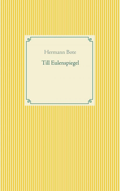 Cover of the book Till Eulenspiegel by Hermann Bote, Books on Demand