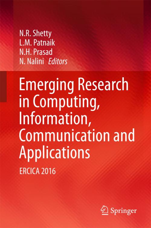 Cover of the book Emerging Research in Computing, Information, Communication and Applications by , Springer Singapore