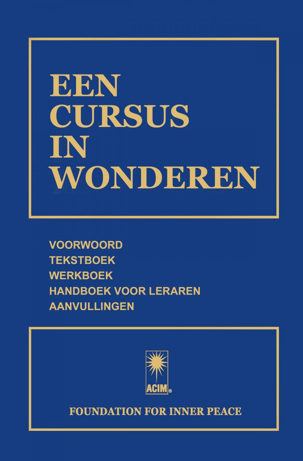 Big bigCover of Een Cursus in Wonderen