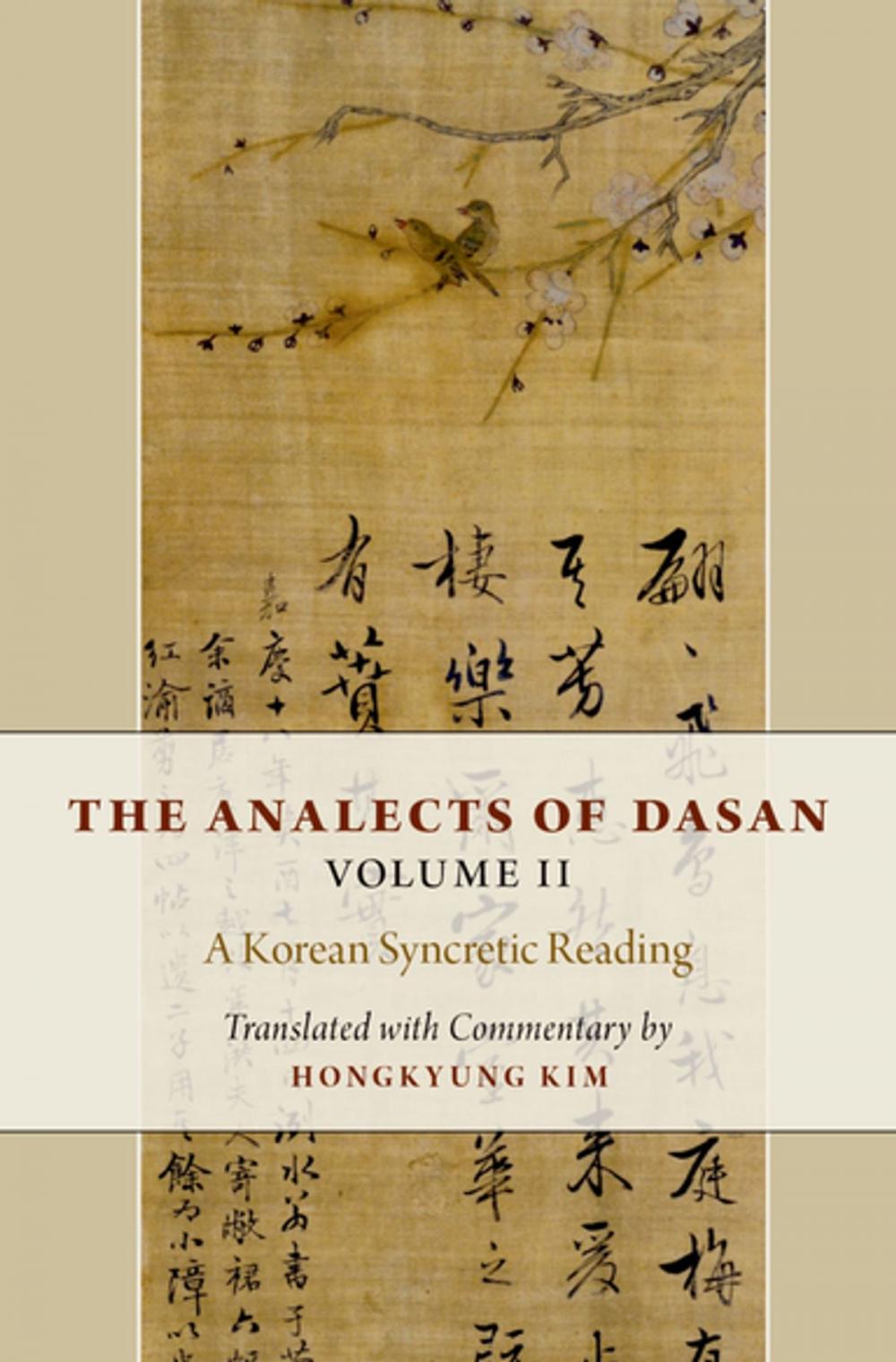 Big bigCover of The Analects of Dasan, Volume II