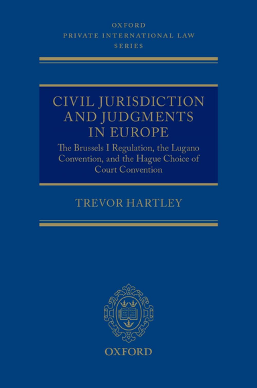 Big bigCover of Civil Jurisdiction and Judgments in Europe