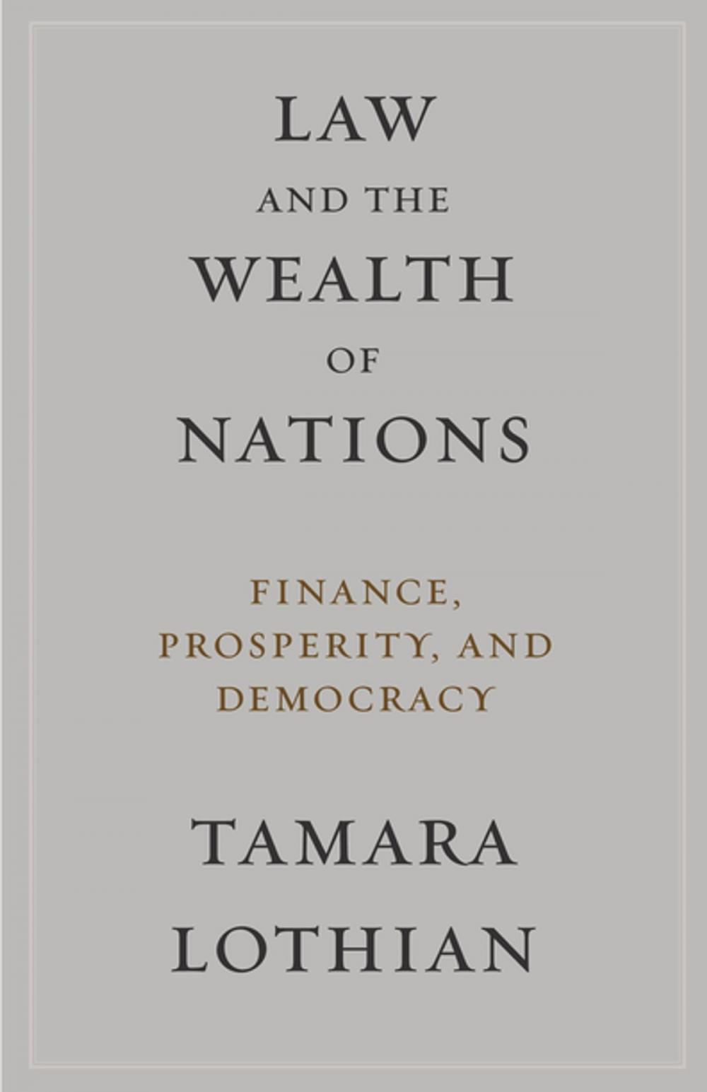 Big bigCover of Law and the Wealth of Nations