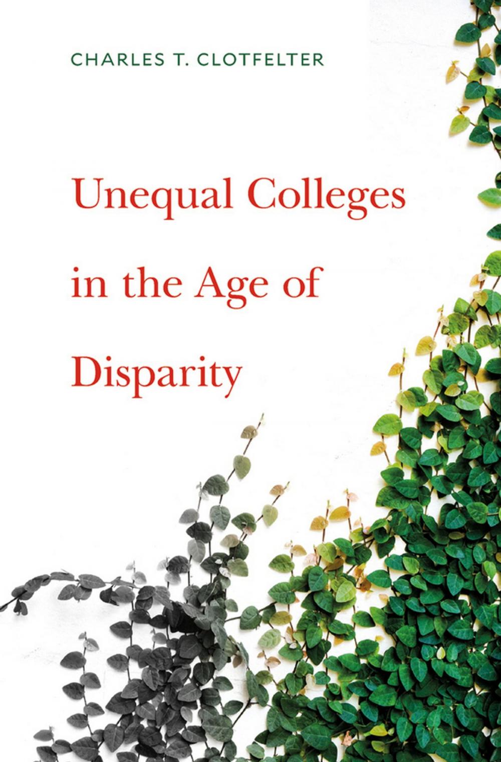 Big bigCover of Unequal Colleges in the Age of Disparity