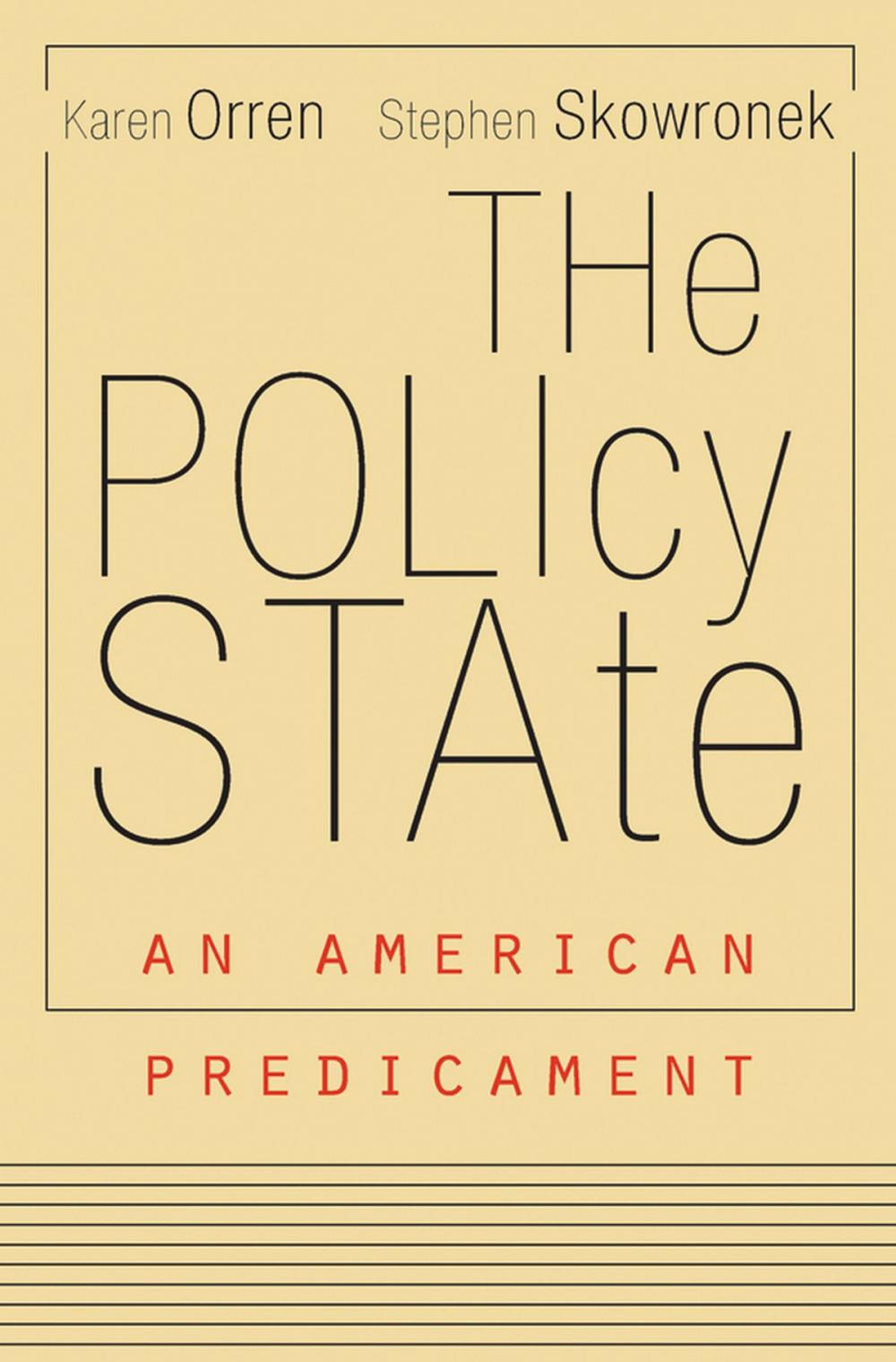 Big bigCover of The Policy State