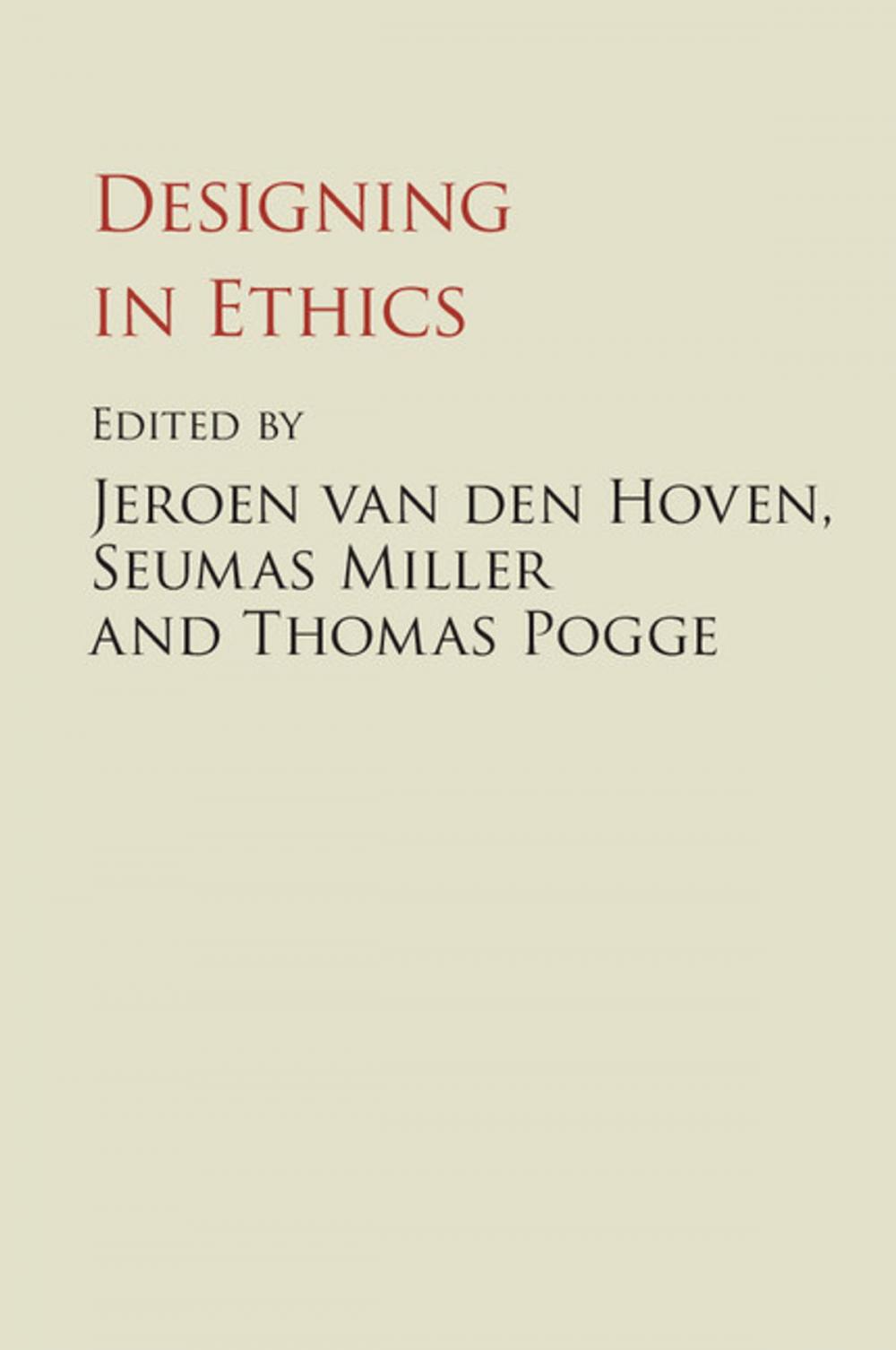 Big bigCover of Designing in Ethics