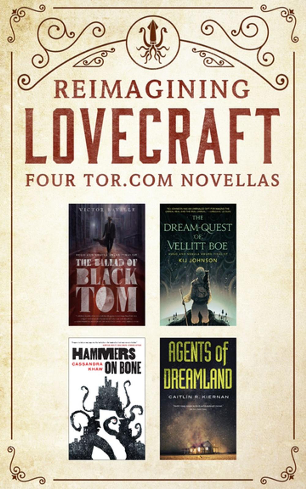 Big bigCover of Reimagining Lovecraft: Four Tor.com Novellas