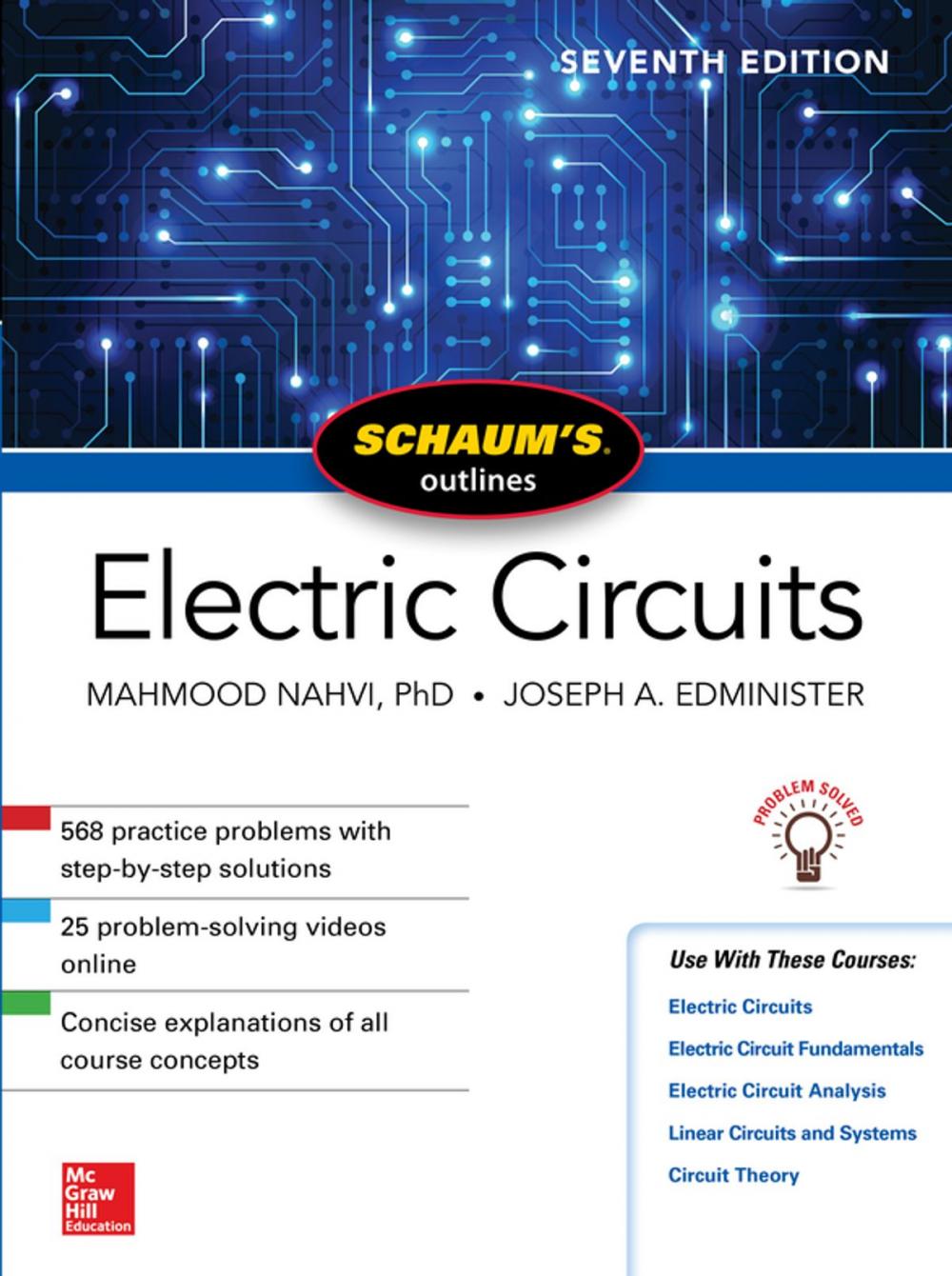 Big bigCover of Schaum's Outline of Electric Circuits, seventh edition