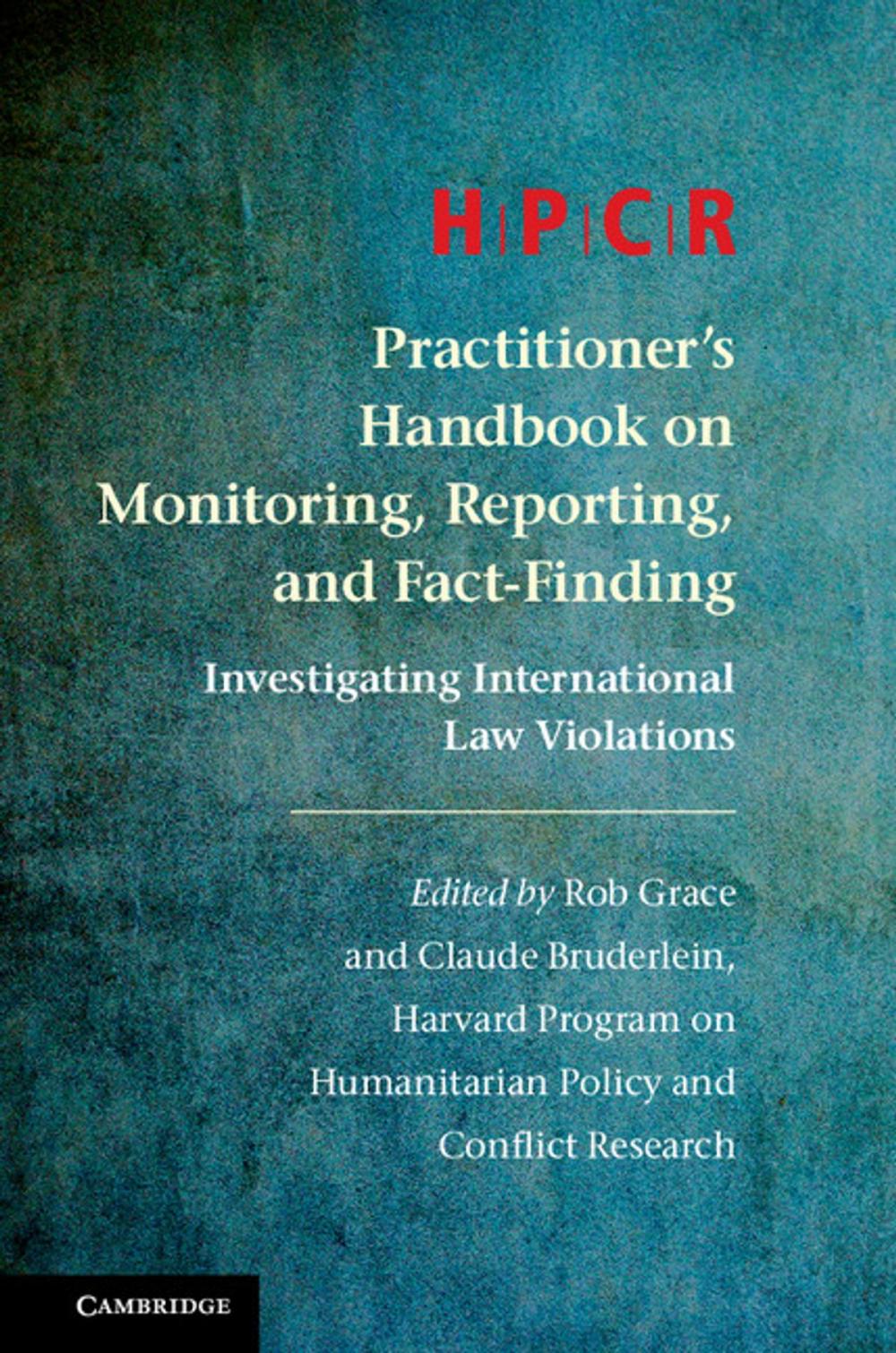 Big bigCover of HPCR Practitioner's Handbook on Monitoring, Reporting, and Fact-Finding