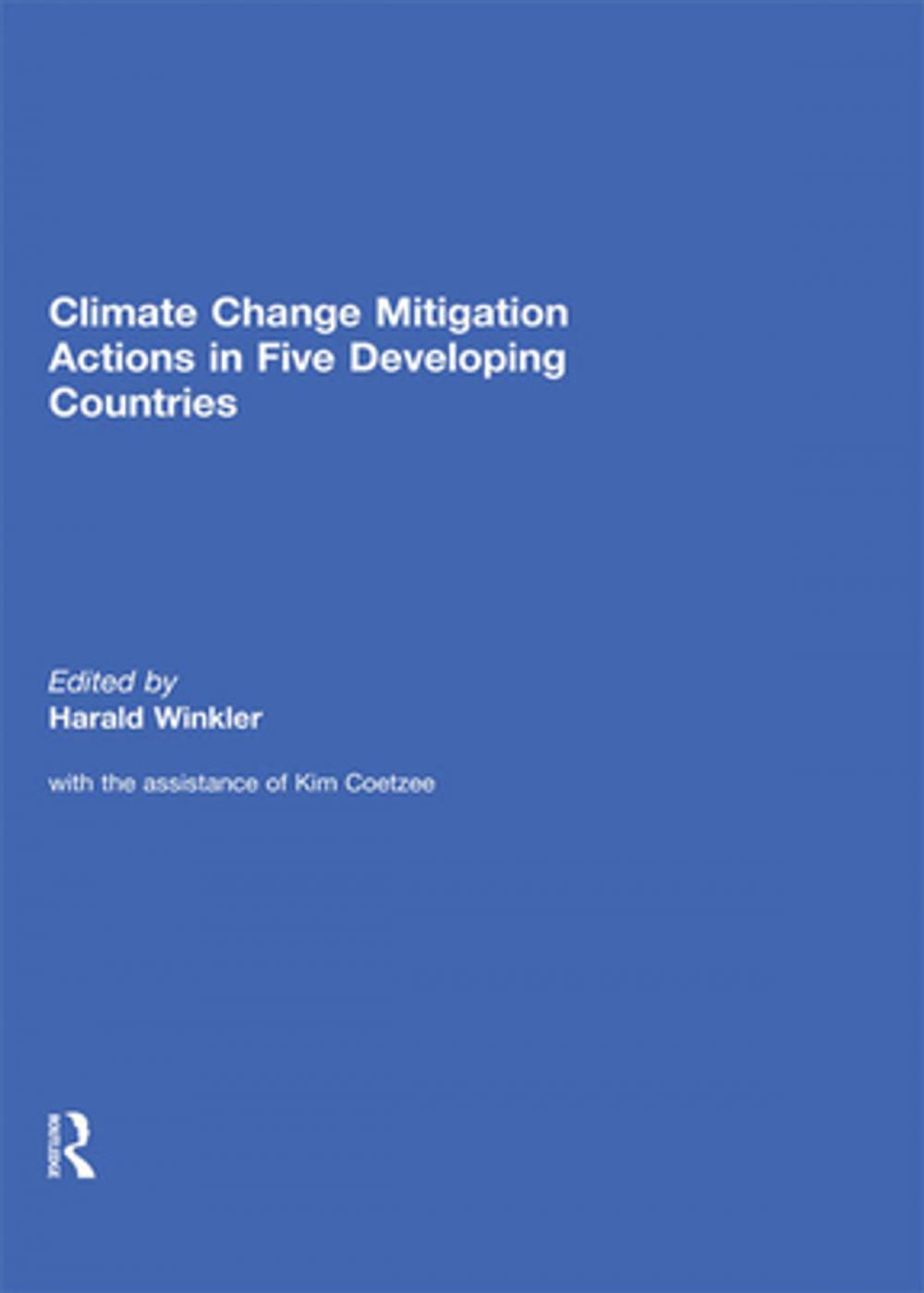 Big bigCover of Climate Change Mitigation Actions in Five Developing Countries