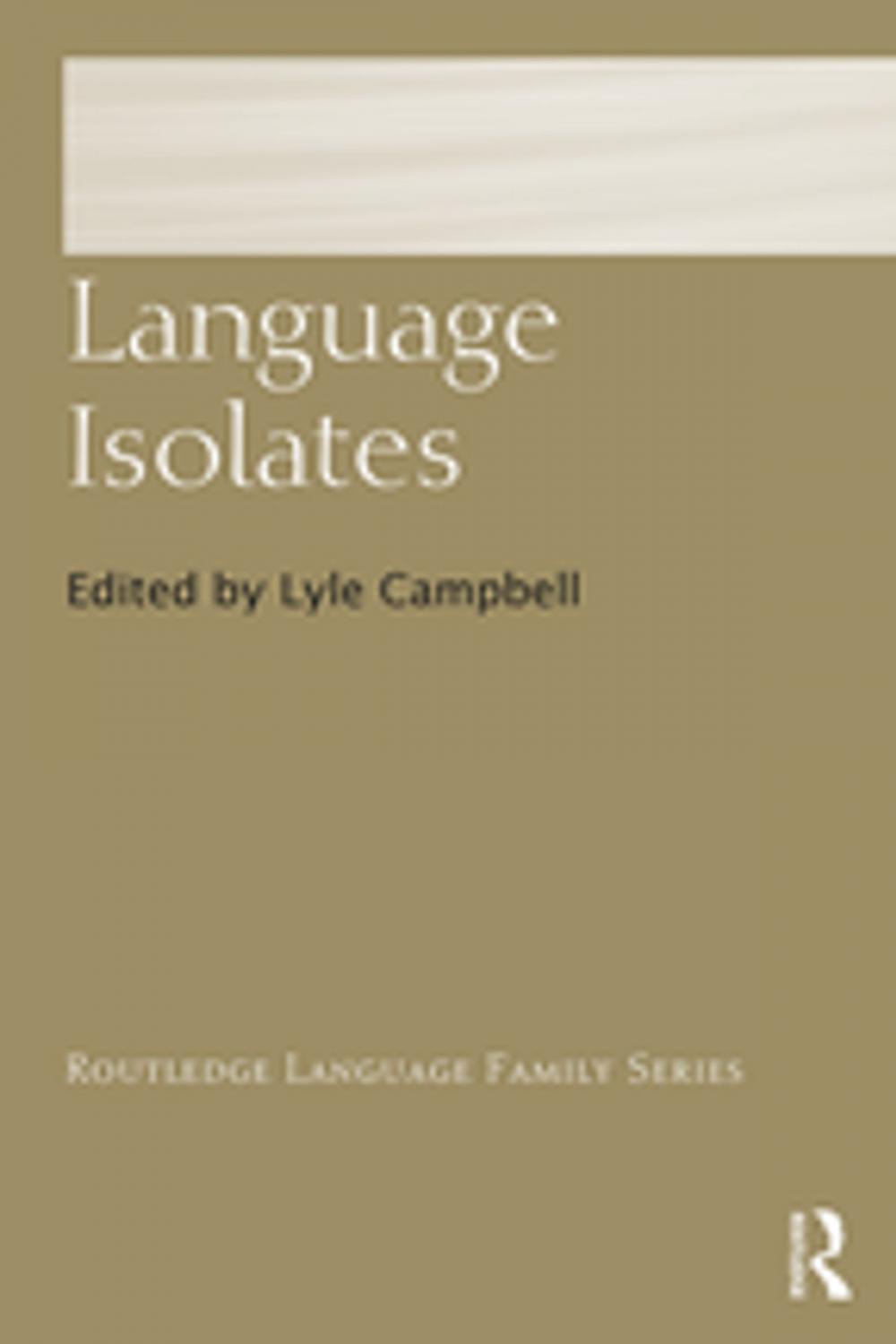 Big bigCover of Language Isolates