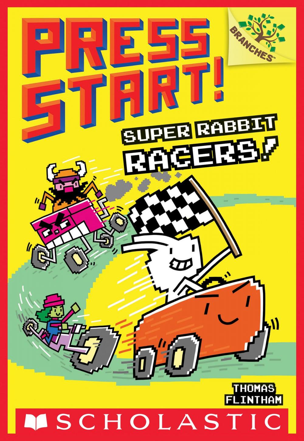 Big bigCover of Super Rabbit Racers!: A Branches Book (Press Start! #3)