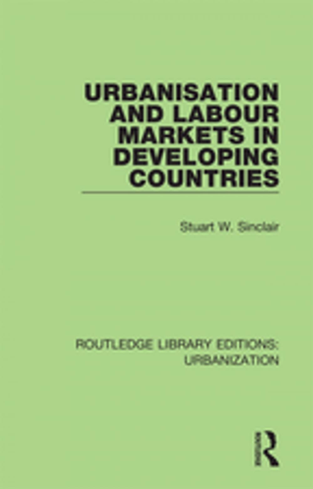 Big bigCover of Urbanisation and Labour Markets in Developing Countries