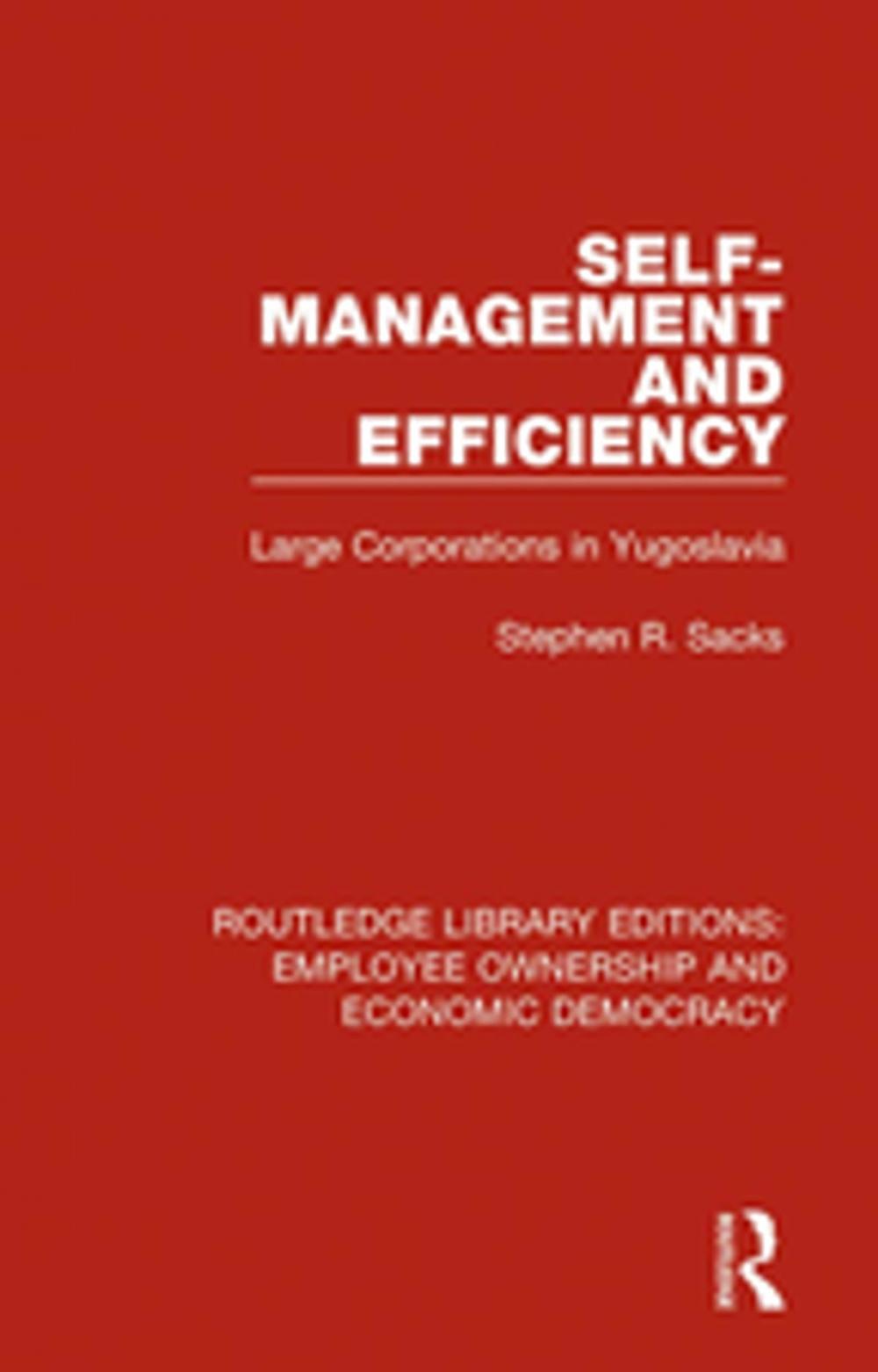 Big bigCover of Self-Management and Efficiency