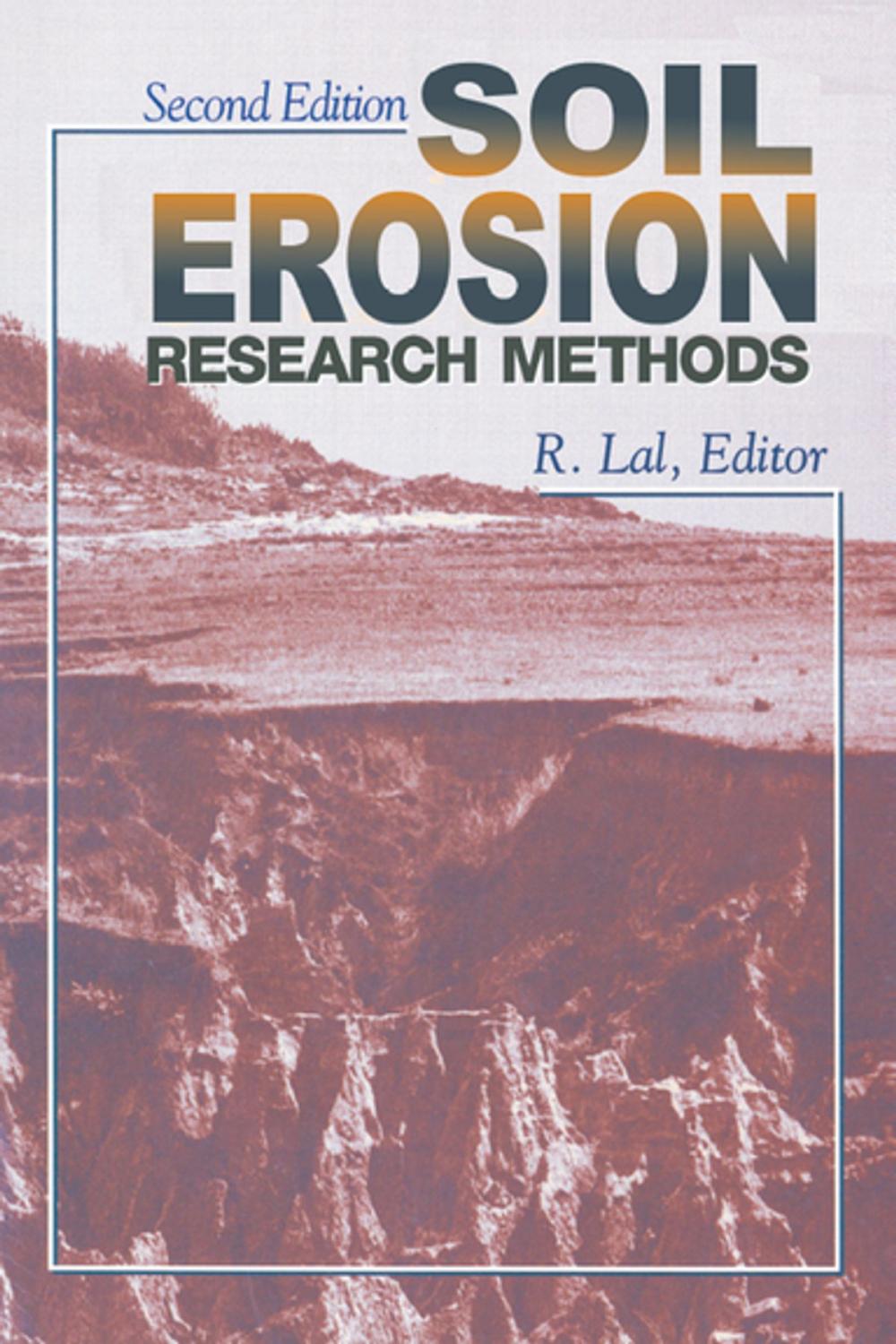 Big bigCover of Soil Erosion Research Methods