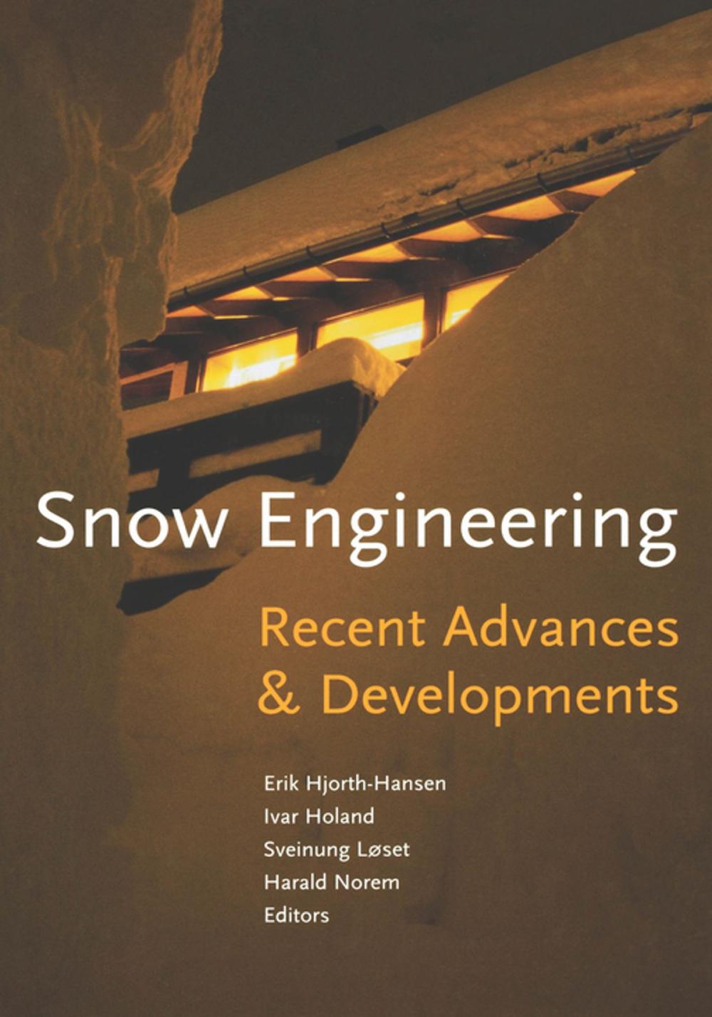 Big bigCover of Snow Engineering 2000: Recent Advances and Developments