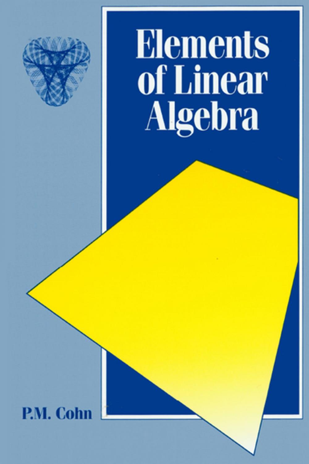 Big bigCover of Elements of Linear Algebra