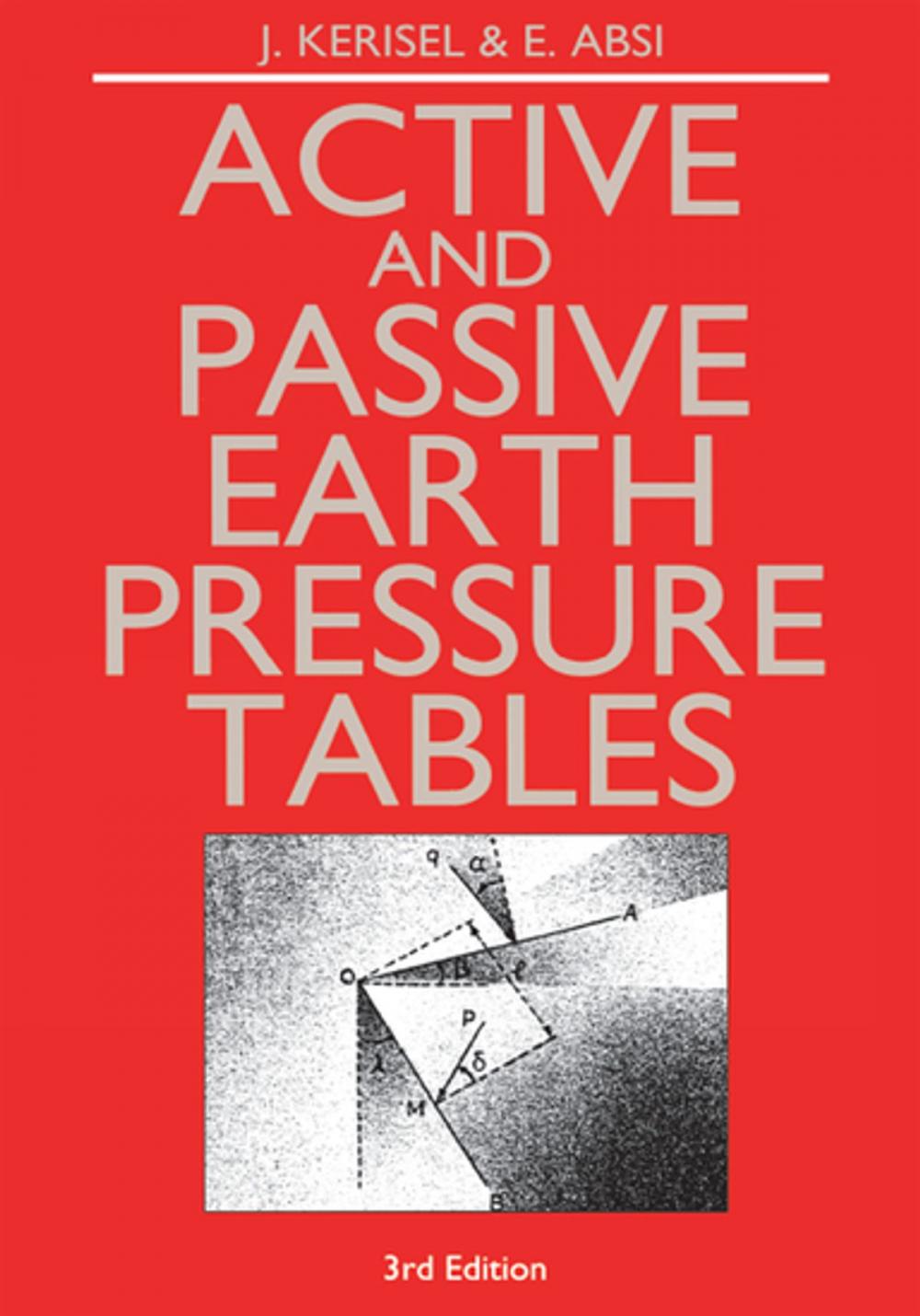 Big bigCover of Active and Passive Earth Pressure Tables