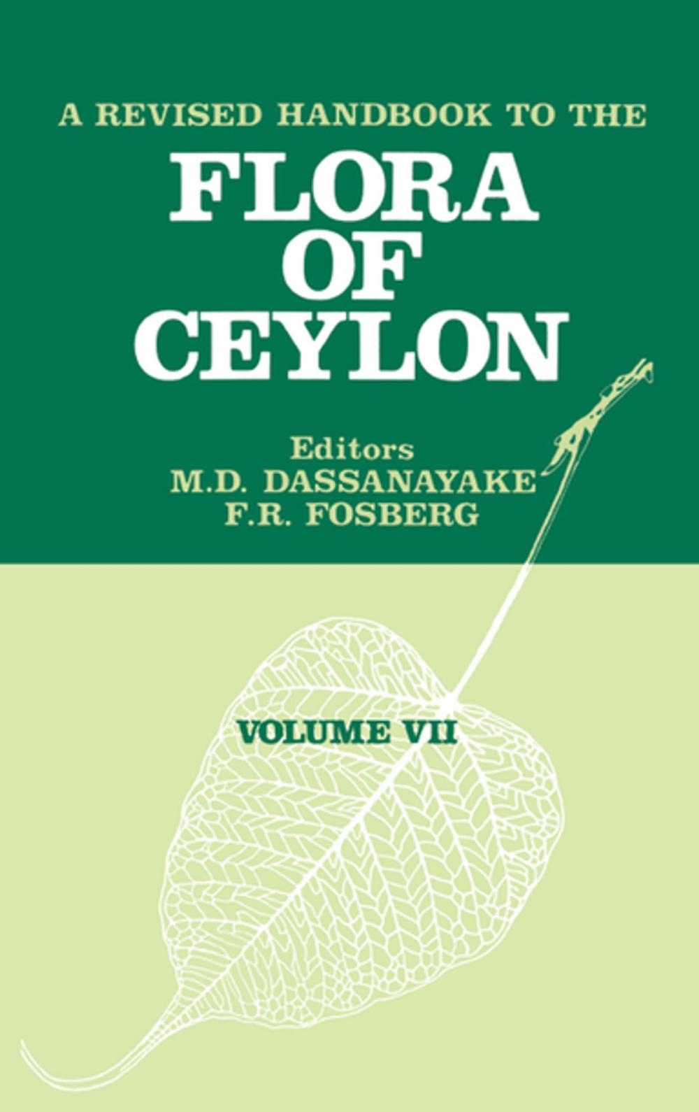 Big bigCover of A Revised Handbook of the Flora of Ceylon - Volume 7