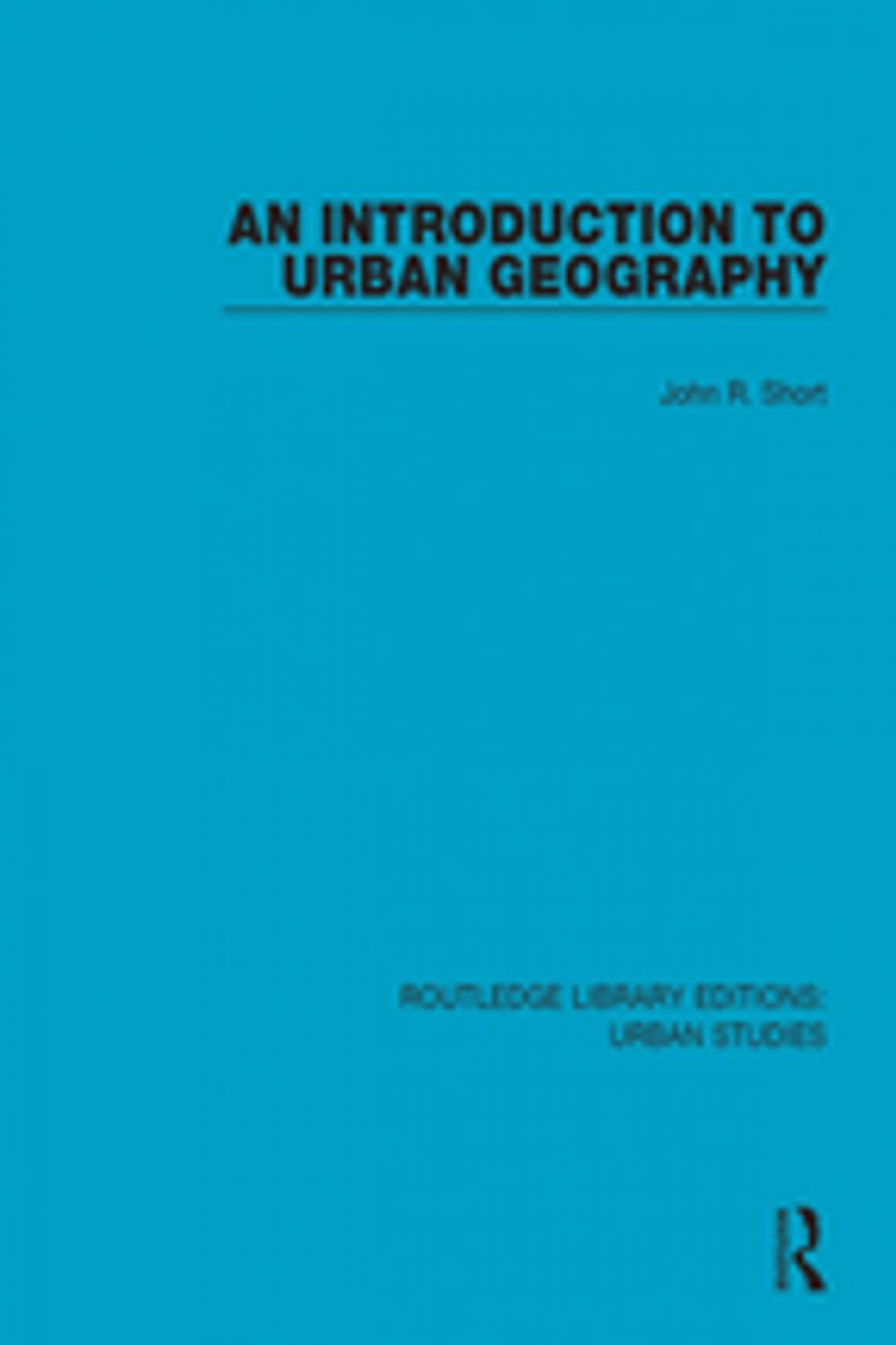 Big bigCover of An Introduction to Urban Geography