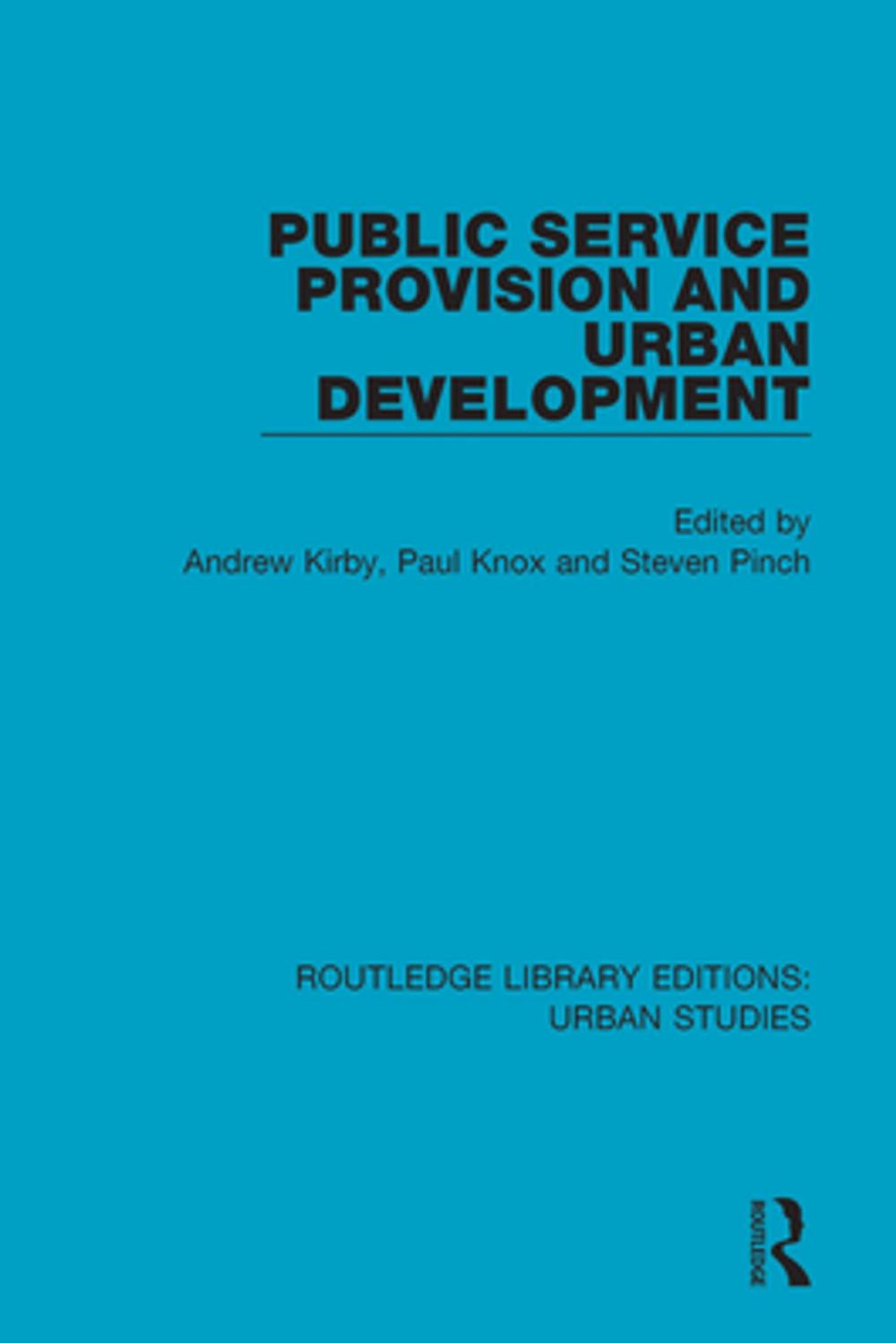 Big bigCover of Public Service Provision and Urban Development