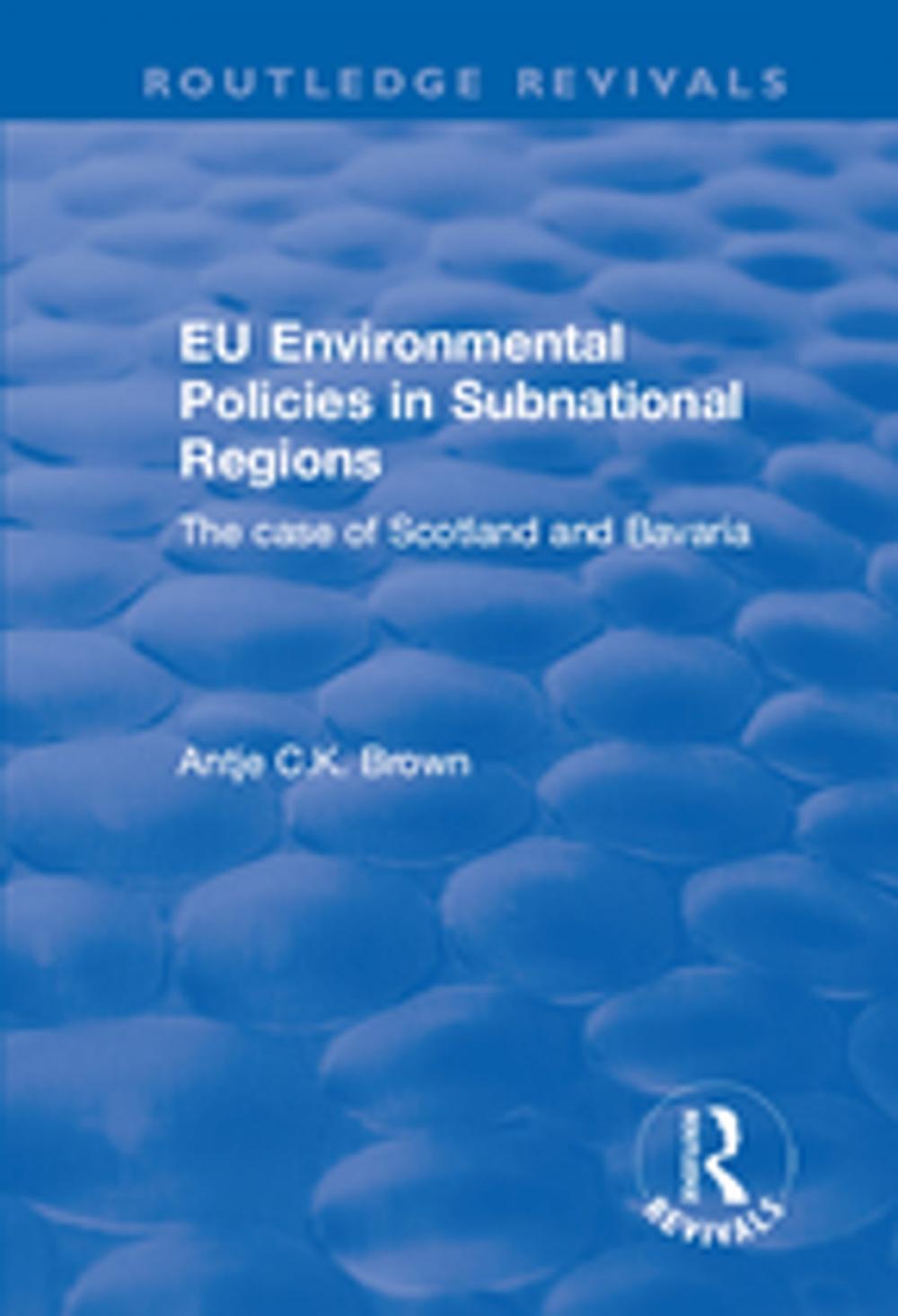 Big bigCover of EU Environmental Policies in Subnational Regions