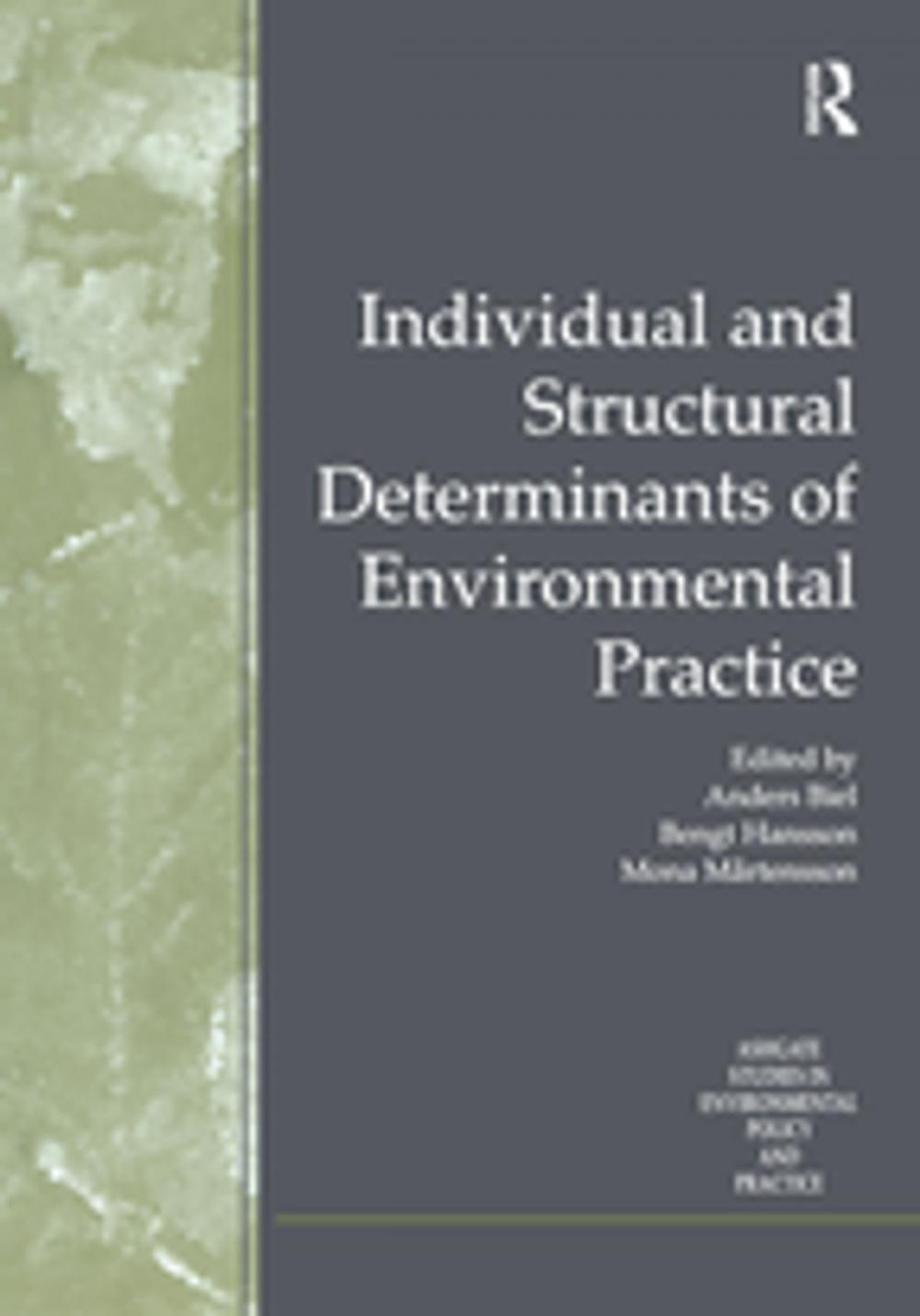 Big bigCover of Individual and Structural Determinants of Environmental Practice