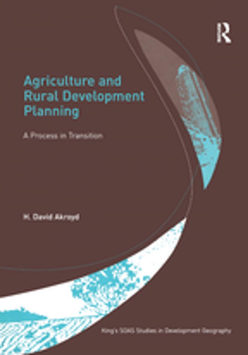 Big bigCover of Agriculture and Rural Development Planning