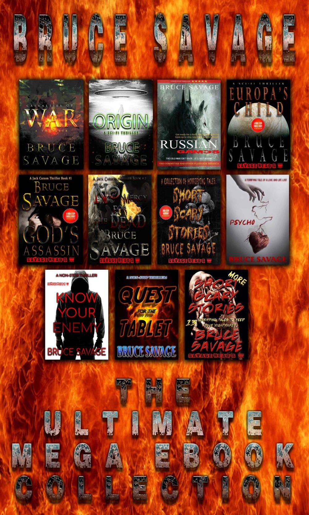 Big bigCover of Bruce Savage The Ultimate Mega Ebook Collection