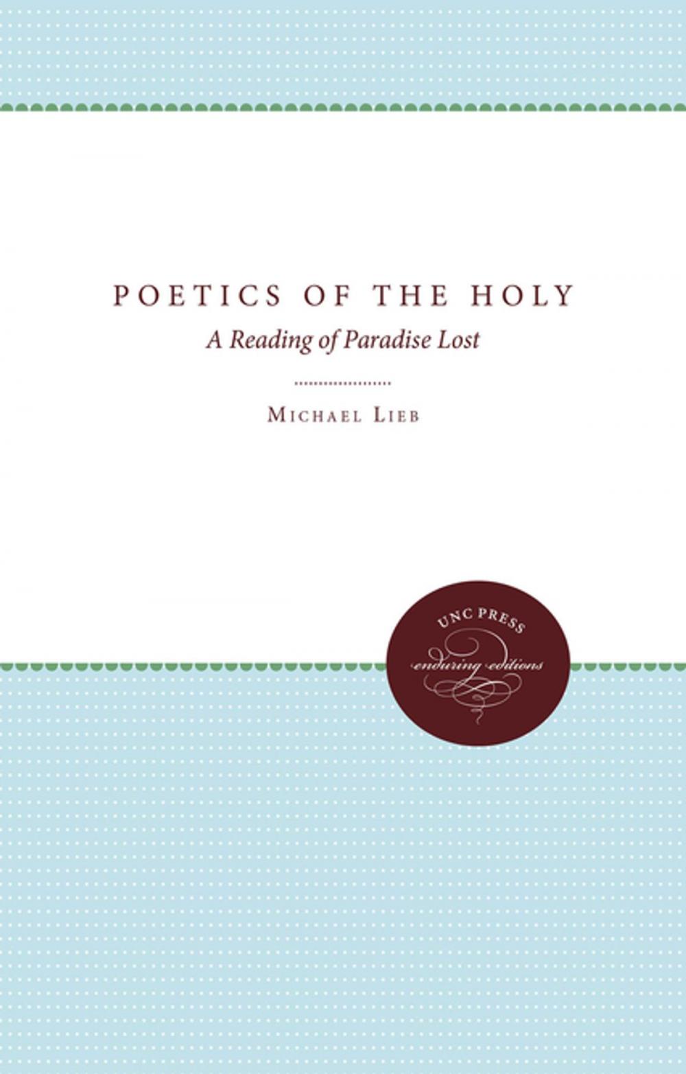 Big bigCover of Poetics of the Holy