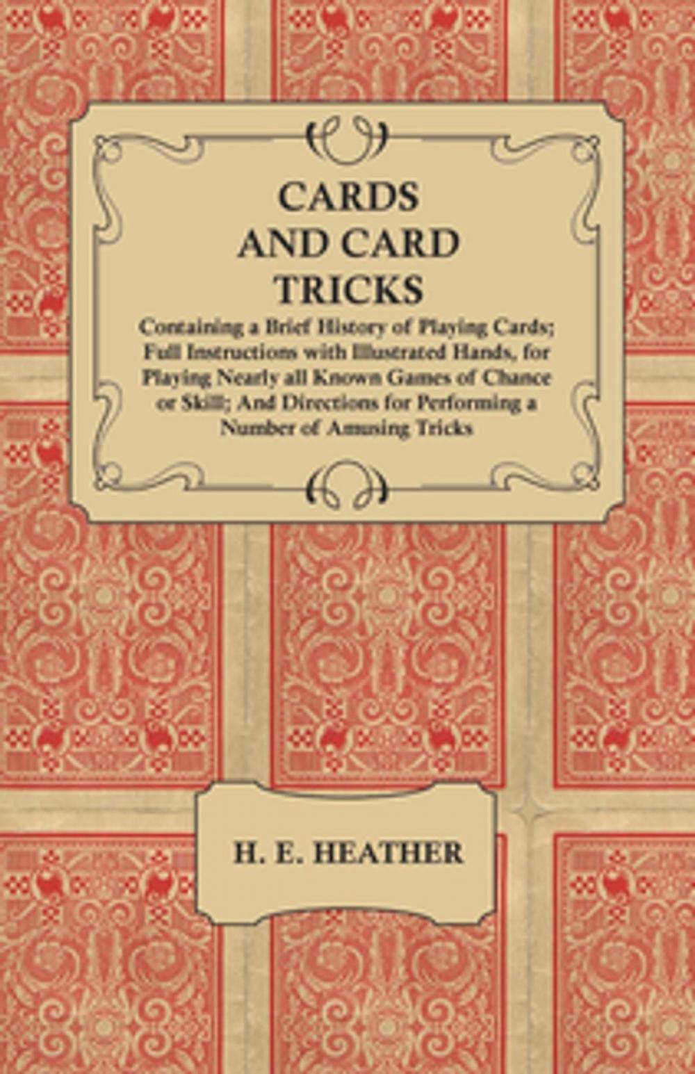 Big bigCover of Cards and Card Tricks, Containing a Brief History of Playing Cards