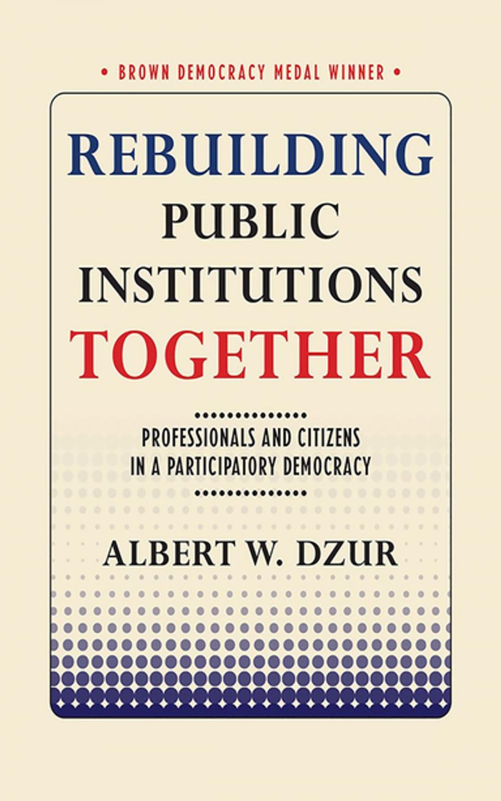 Big bigCover of Rebuilding Public Institutions Together