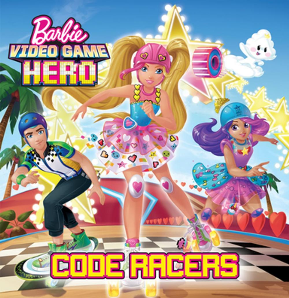 Big bigCover of Barbie Video Game Hero Code Racers (Barbie)