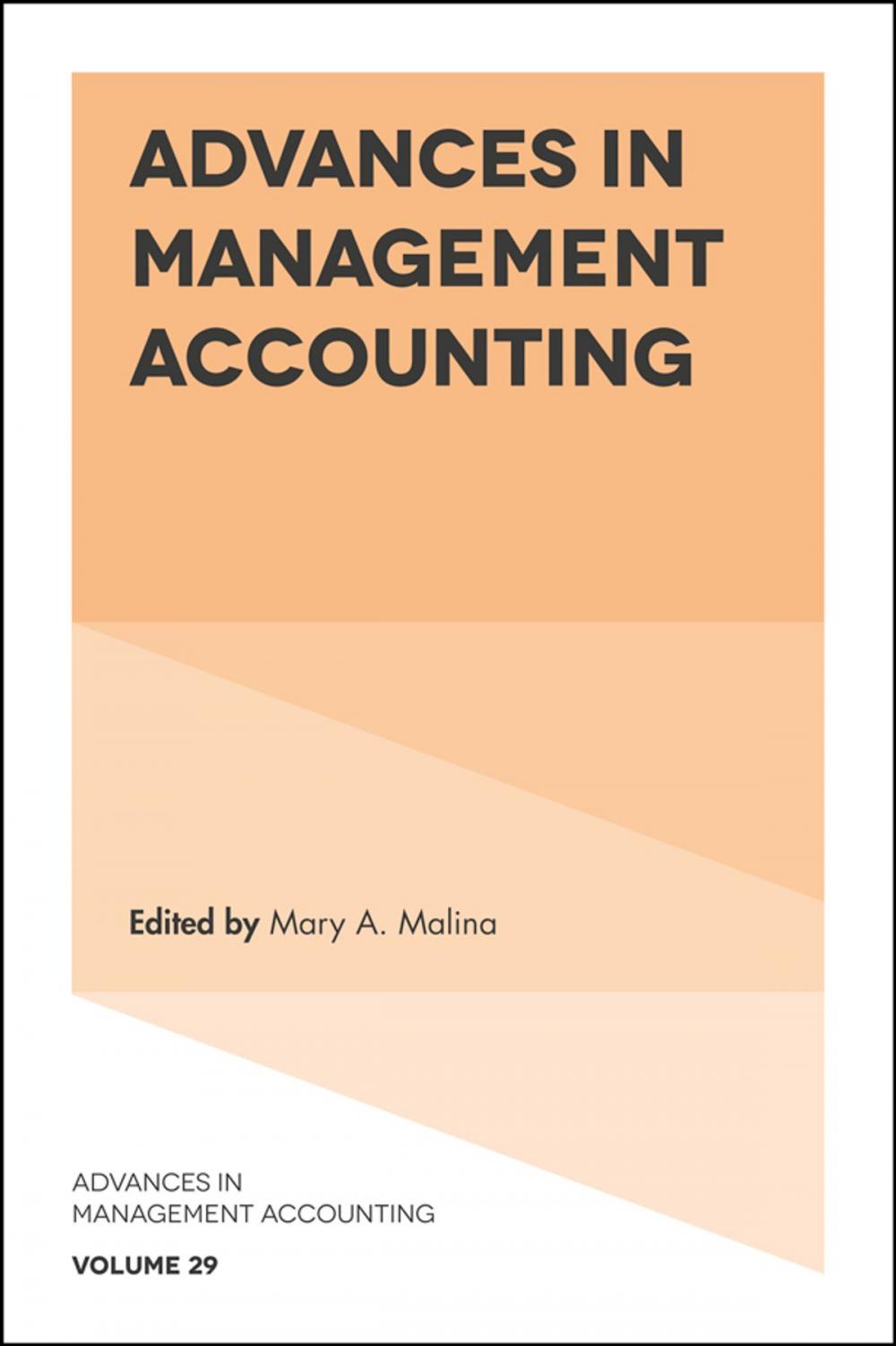 Big bigCover of Advances in Management Accounting