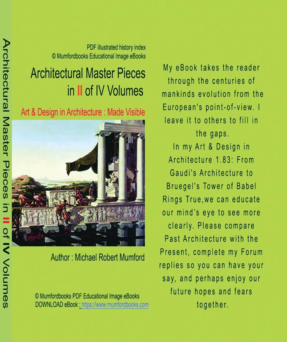 Big bigCover of ARCHITECTURAL MASTER PIECES IN II OF IV VOLUMES