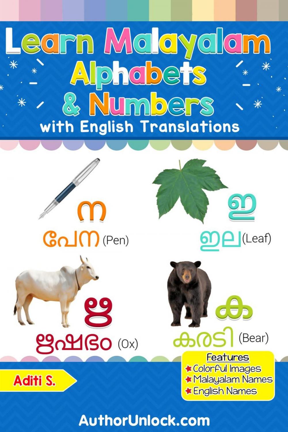 Big bigCover of Learn Malayalam Alphabets & Numbers