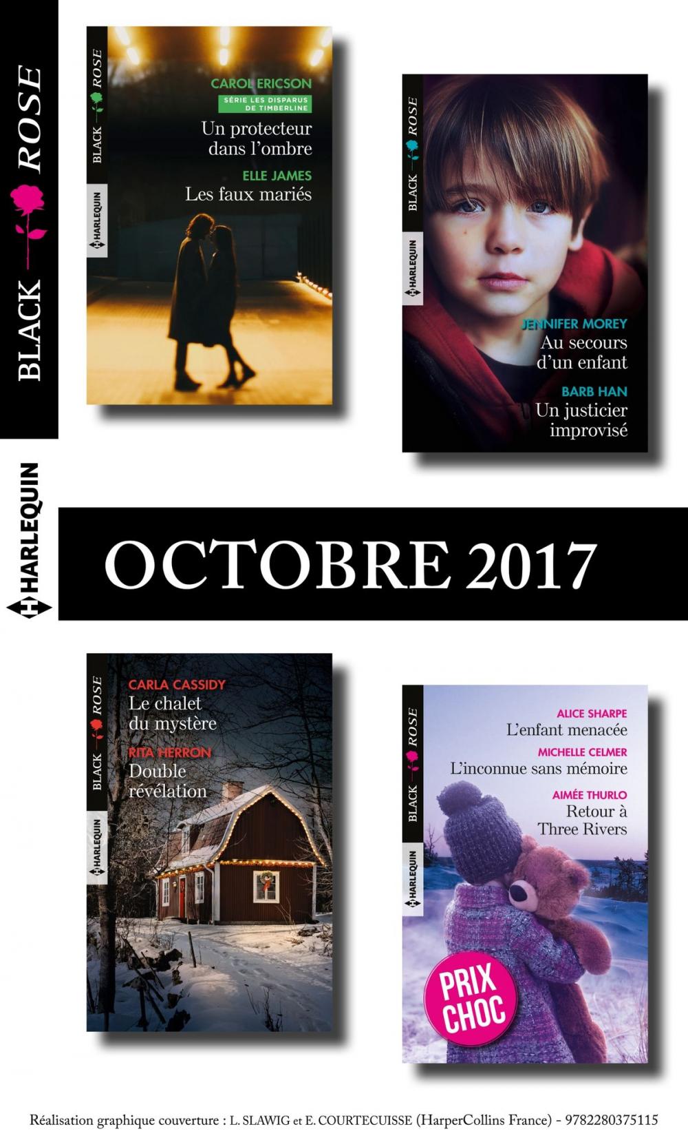 Big bigCover of 9 romans Black Rose n°447 à 449-octobre 2017