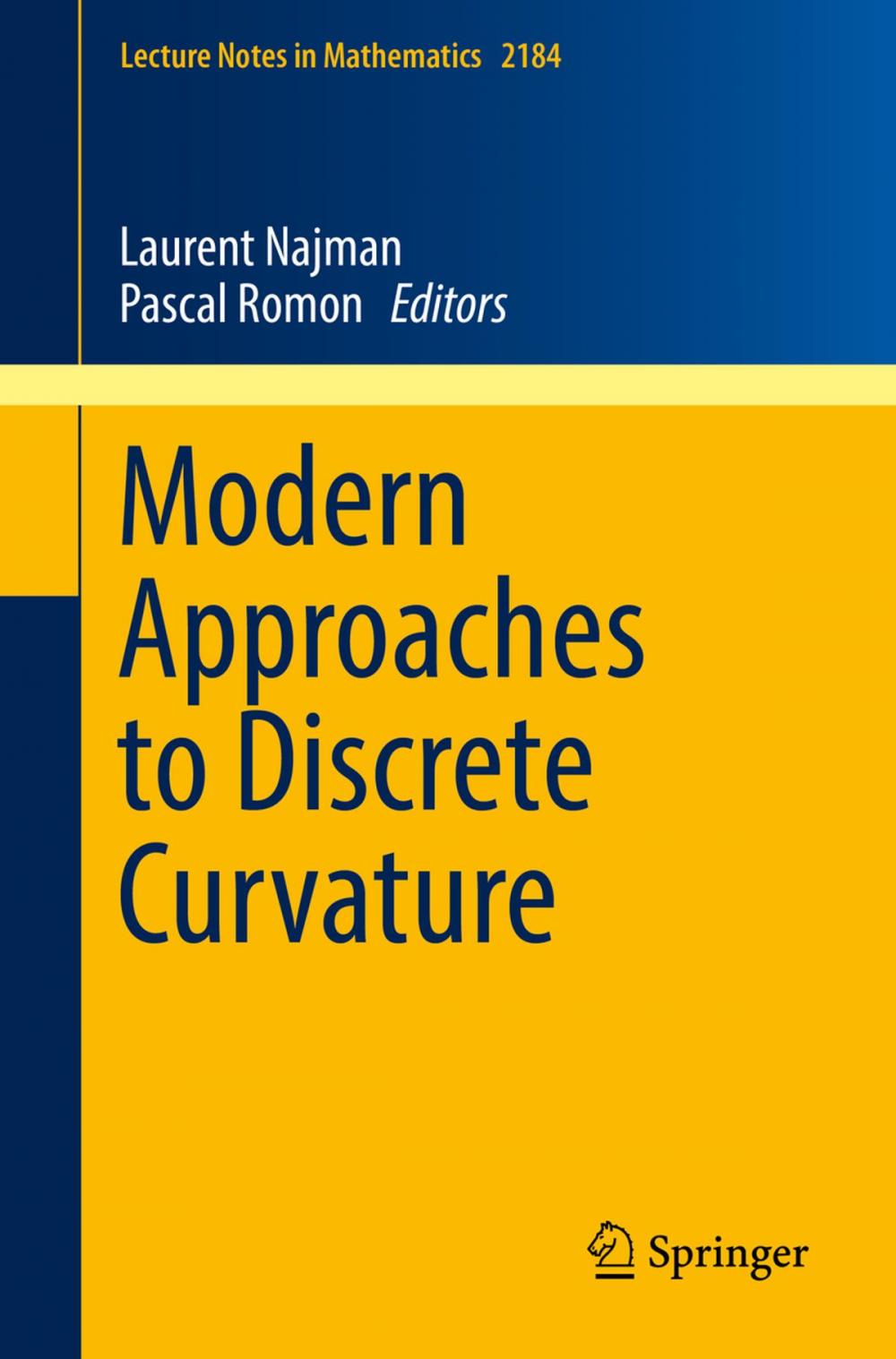 Big bigCover of Modern Approaches to Discrete Curvature