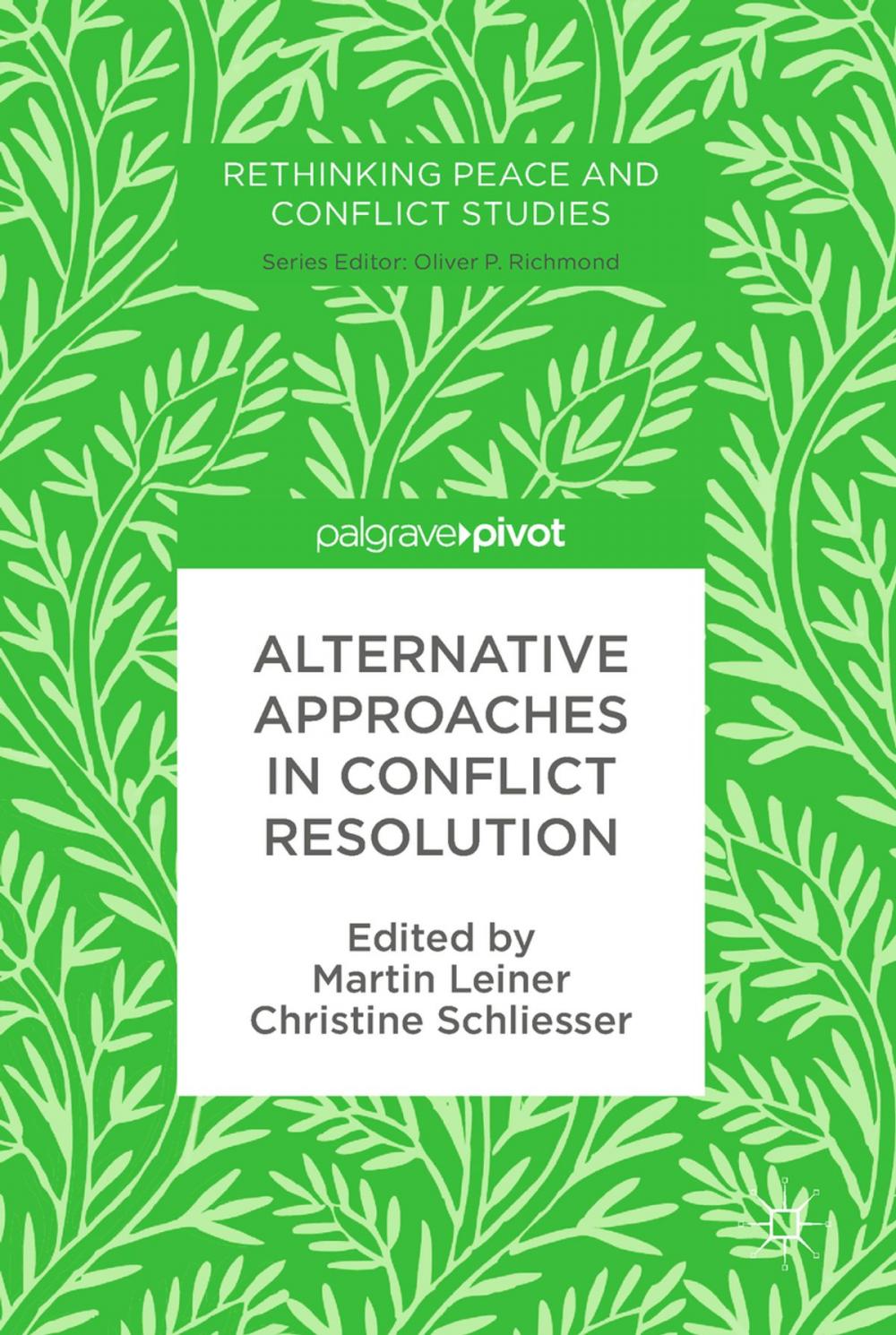 Big bigCover of Alternative Approaches in Conflict Resolution