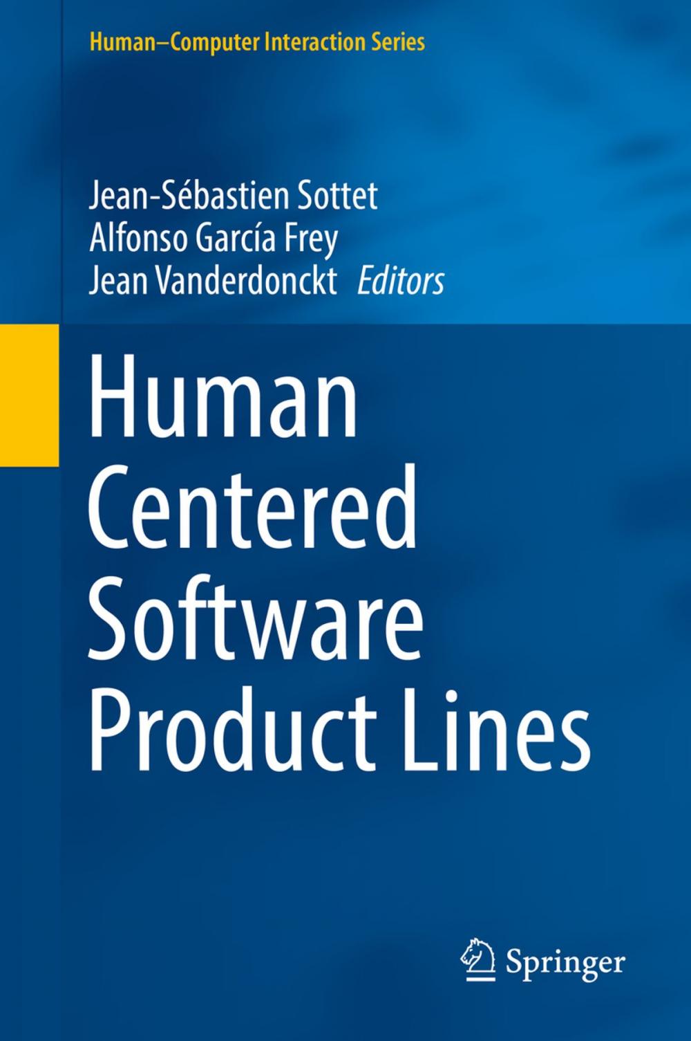 Big bigCover of Human Centered Software Product Lines