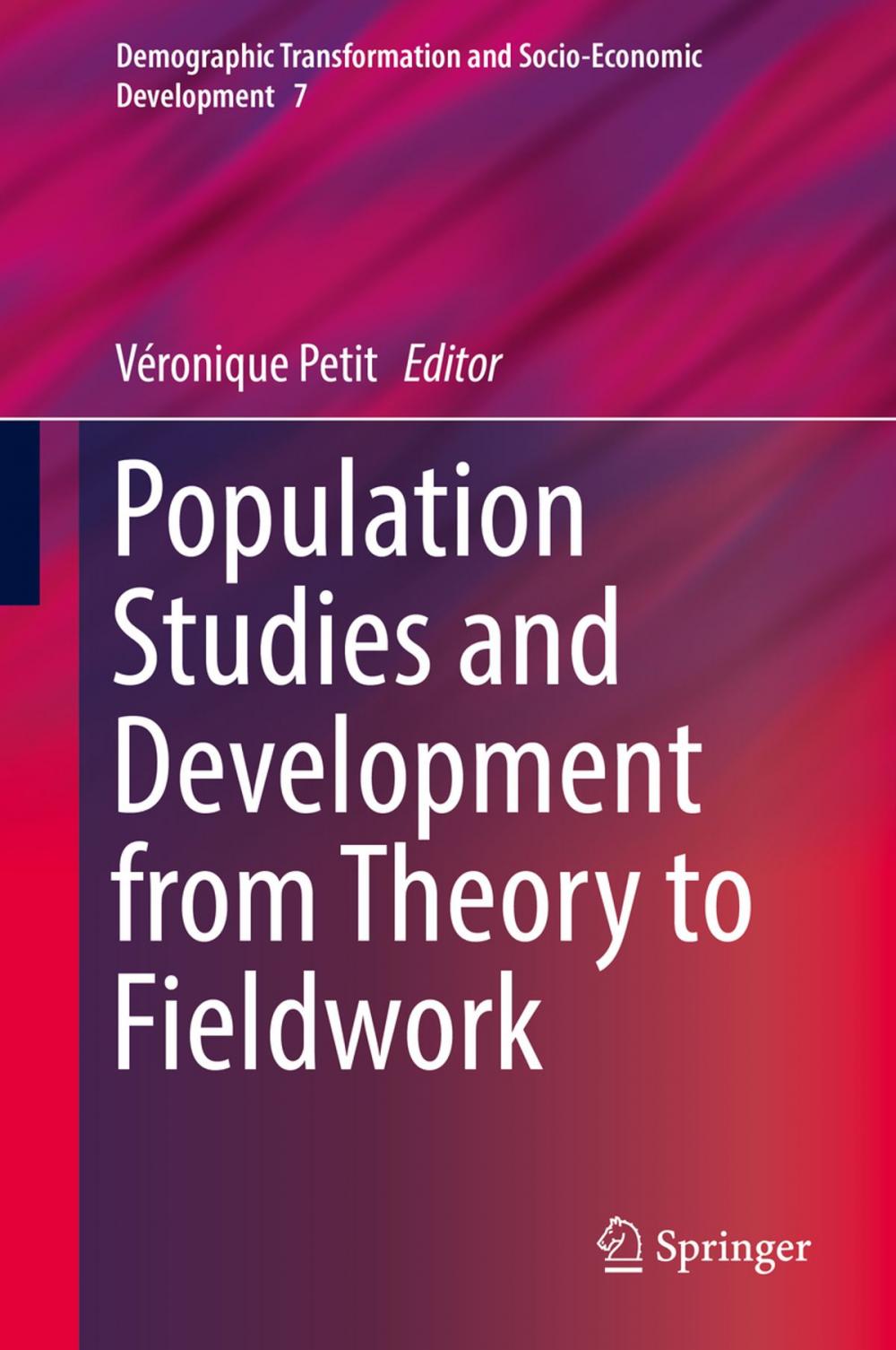 Big bigCover of Population Studies and Development from Theory to Fieldwork