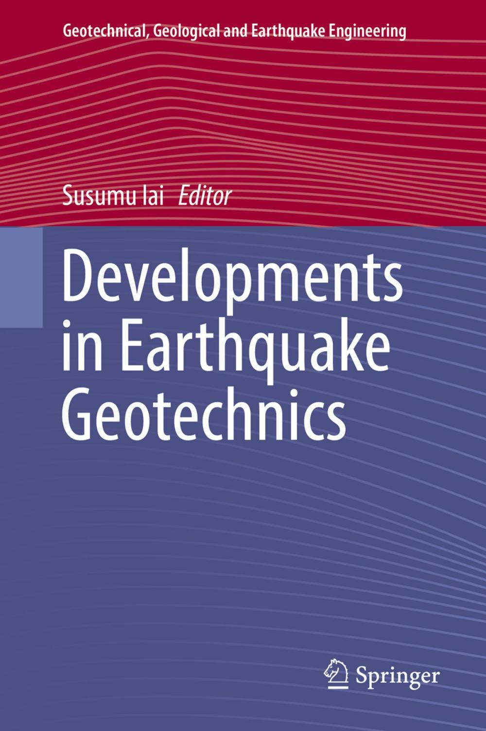 Big bigCover of Developments in Earthquake Geotechnics