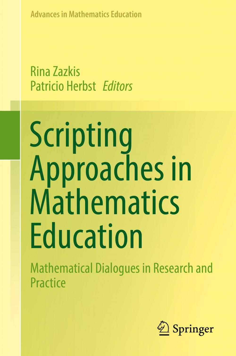 Big bigCover of Scripting Approaches in Mathematics Education