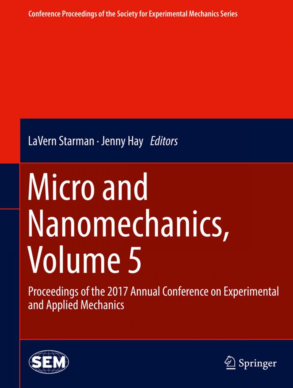 Big bigCover of Micro and Nanomechanics, Volume 5