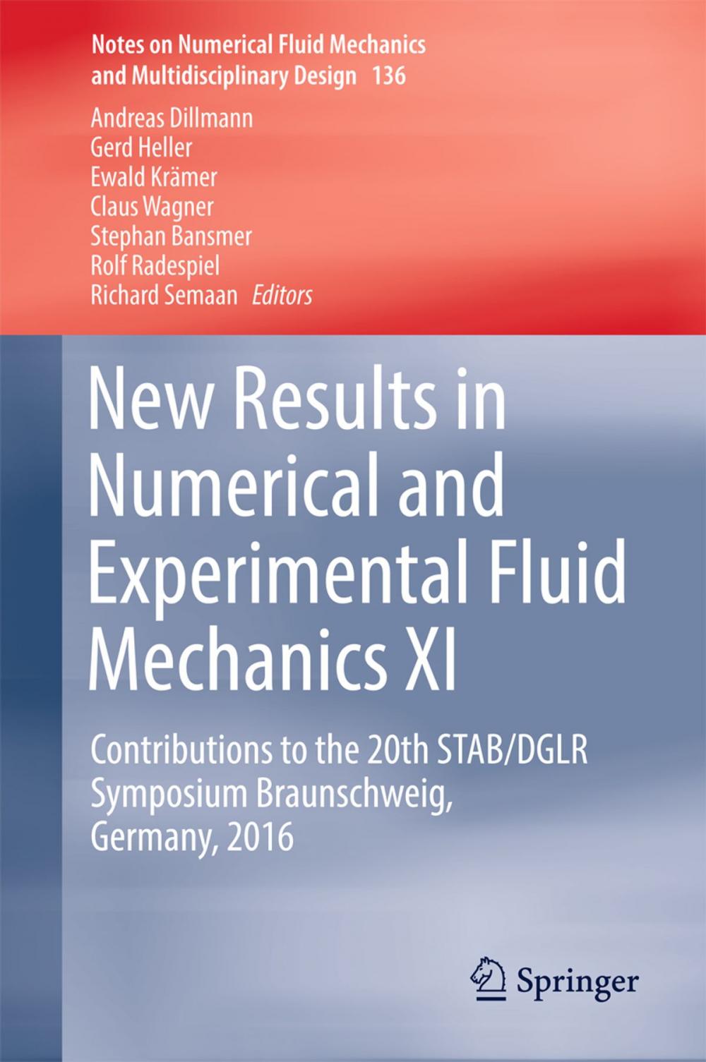 Big bigCover of New Results in Numerical and Experimental Fluid Mechanics XI