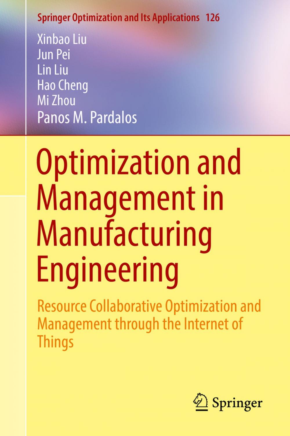 Big bigCover of Optimization and Management in Manufacturing Engineering