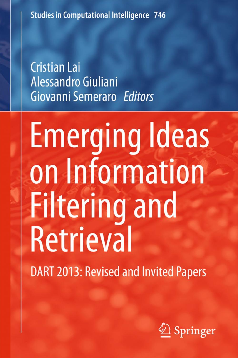 Big bigCover of Emerging Ideas on Information Filtering and Retrieval