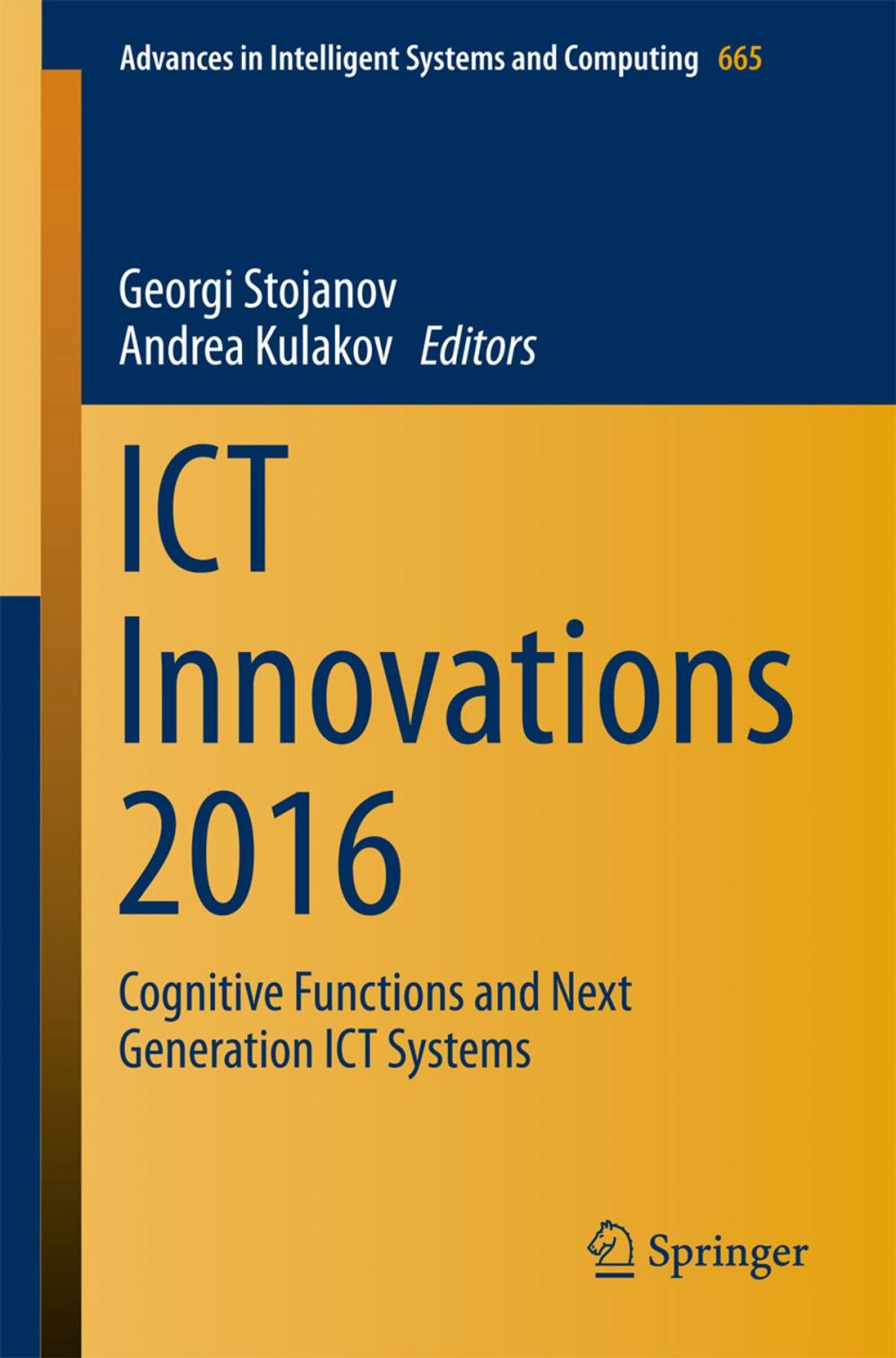 Big bigCover of ICT Innovations 2016